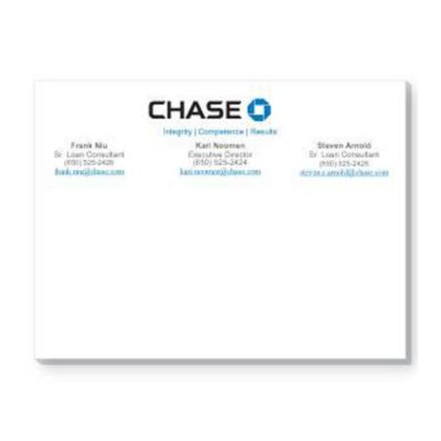 BIC Adhesive Notepads - 4 in. x 3 in. - 50 Sheets - Chase