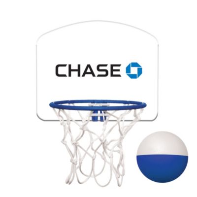 Micro Basketball Set - 6.375 in. x 5.25 in. x 0.125 in. - Chase