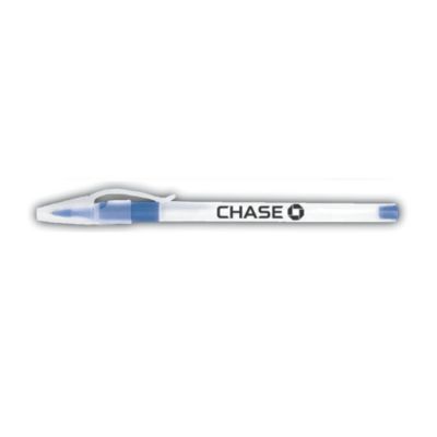 Plastic Stick Pen with Comfort Grip - Chase
