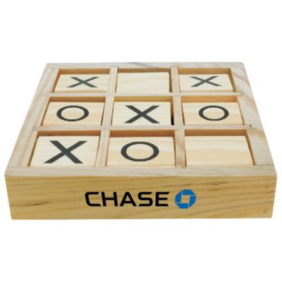 Wooden Tic Tac Toe Desktop Game - Chase