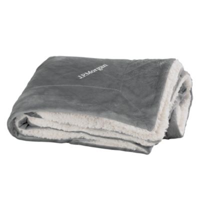 Faux Mink Sherpa Blanket - J.P. Morgan