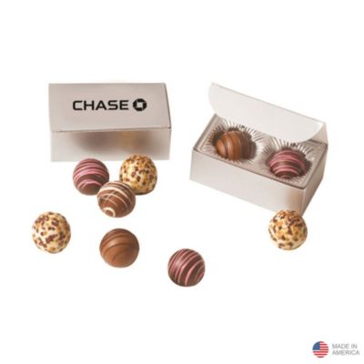 2 Piece Chocolate Truffle Box