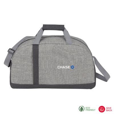 Reclaim Two-Tone Recycled Sport Duffel - Chase