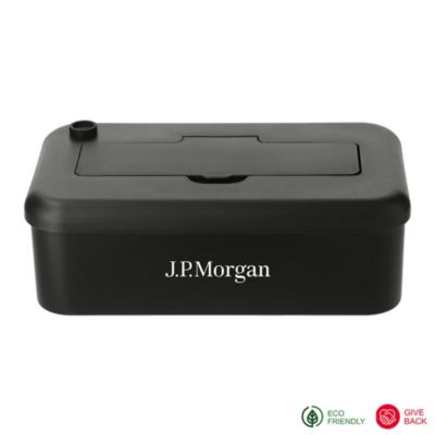 Bamboo Fiber Lunch Box with Utensil Pocket - J.P. Morgan