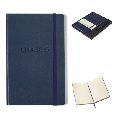 Moleskine Large Notebook and GO Pen Gift Set - Chase