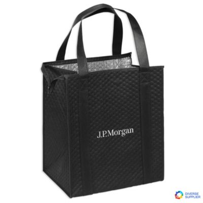 Therm-O Tote Reusable Tote Bag -13 in. x 10 in. x 15 in. - J.P. Morgan