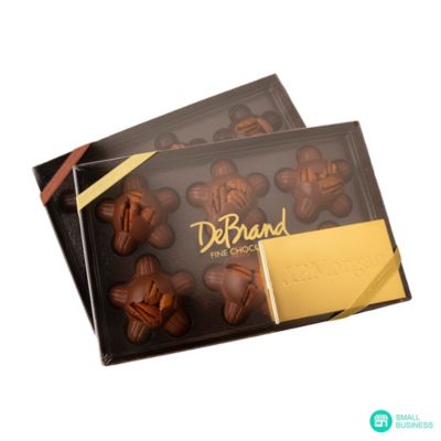 DeBrand Fine Chocolates Caramel Pecan Patty Gift Set - J.P. Morgan