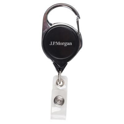 Retractable Badge Reel Sport Clip - J.P. Morgan