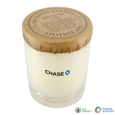 Seventh Avenue Apothecary White Tea and Fig Glass Jar Candle - 11 oz. - Chase