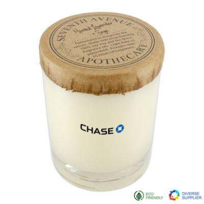 Seventh Avenue Apothecary Minted Lavender and Sage Glass Jar Candle - 11 oz. - Chase