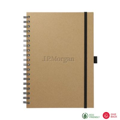 FSC Mix Large Spiral JournalBook - 7 in. x 10 in. - J.P. Morgan