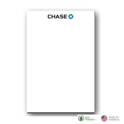 Souvenir Eco-Friendly Sticky Notepad - 25 Sheets - 4 in. x 6 in. - Chase