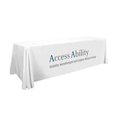 Standard Table Throw - 8 ft. - Access - BRG