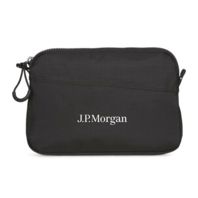 Remmy Wipeable Zippered Pouch - J.P. Morgan