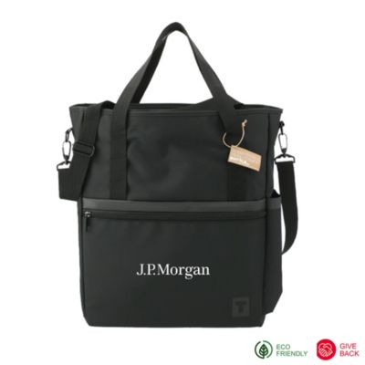 Tranzip Recycled Computer Tote - J.P. Morgan