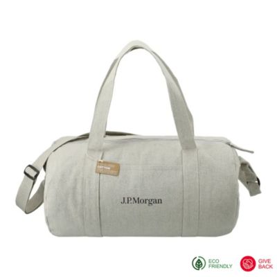 Repose Recycled Cotton Barrel Duffel - 10 oz. - J.P. Morgan