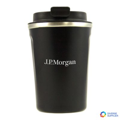 Stainless To-Go Coffee Tumbler - 13 oz. - J.P. Morgan
