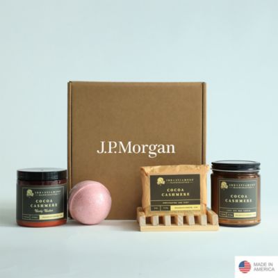 Tiki Botanicals Self Care Gift Box - Cocoa Cashmere Collection - J.P. Morgan