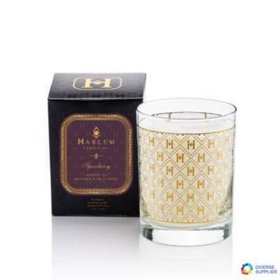 22K Gold Cocktail Glass Luxury Candle