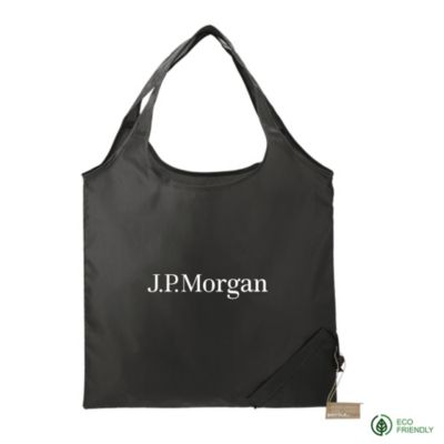 Bungalow RPET Foldable Shopper Tote - J.P. Morgan