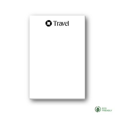 Souvenir Eco-Friendly Sticky Notepad - 25 Sheets - 4 in. x 6 in. - Chase Travel