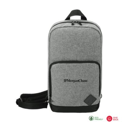 Graphite Deluxe Recycled Sling Backpack - JPMC EAW