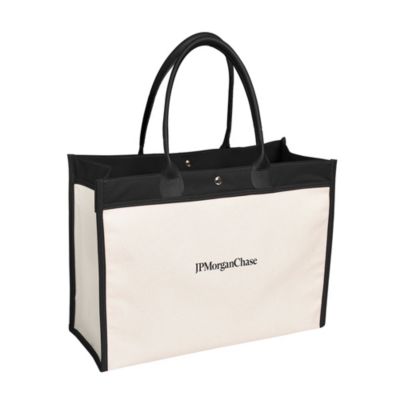 Sail Canvas Harbor Tote - 17.5 in. x 13 in. x 8 in. - JPMC