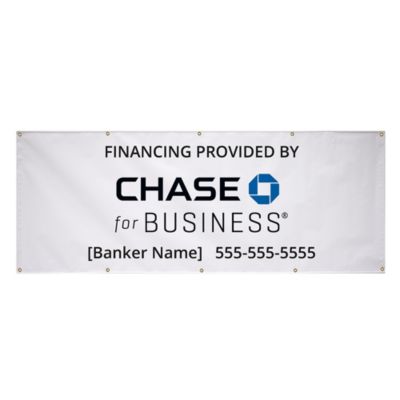 PVC-Free Banner - 3 ft. x 8 ft. - Chase for Business