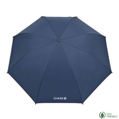 Elements Recycled Auto Open Travel Folding Umbrella - 58 in. - Chase