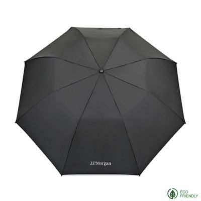 Elements Recycled Auto Open Travel Folding Umbrella - 58 in. - J.P. Morgan