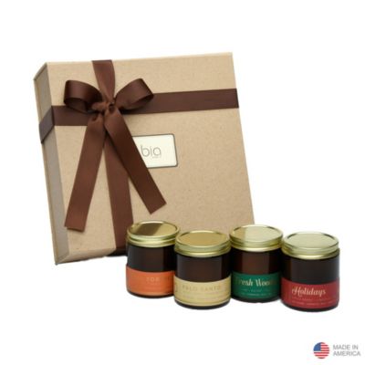 Bia Candle Co. 4 Petite Holiday Candles Gift Box - Chase Business Banking - Spanish