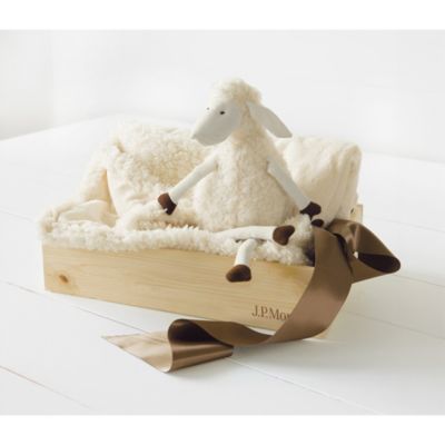 Olive & Cocoa Lulu Lamb and Blankie Set - J.P. Morgan