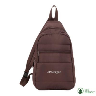 Puffer Recycled Sling Backpack - J.P.  Morgan