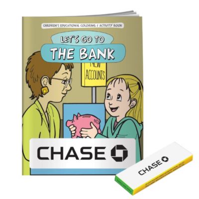 Coloring Book - Let's Go To The Bank - Chase