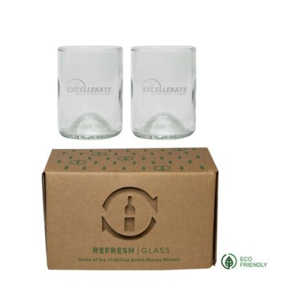 Refresh Glass Clear 2-Pack Glasses - 12 oz. - JPMC Excellerate