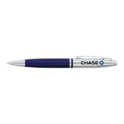 Cross Calais Chrome Blue Ballpoint - Chase