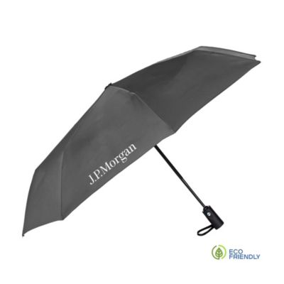 E-Z Fold Recycled Umbrella - 42 in. - J.P. Morgan