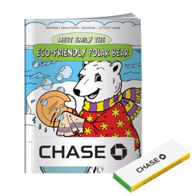 Coloring Book - Meet Emily the Eco-Friendly Polar Bear - Chase