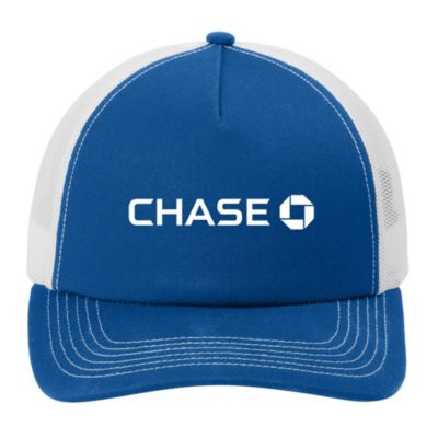 Port Authority Low-Profile Snapback 5-Panel Trucker Hat - Chase