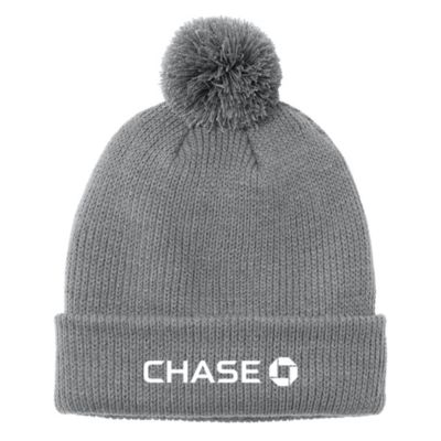 Port Authority Cozy Pom Beanie - Chase