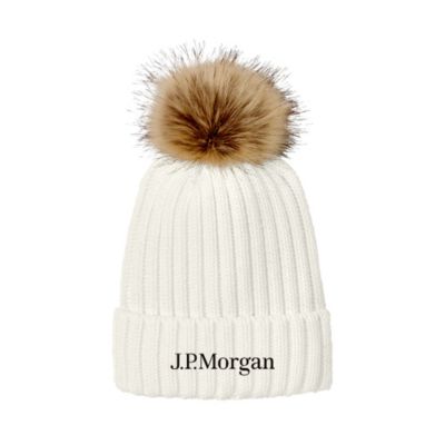 Port Authority Faux Fur Pom Beanie - J.P. Morgan