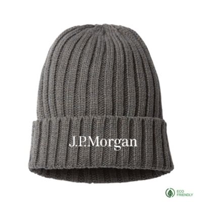 Atlantis Headwear Sustainable Cable Knit Cuffed Beanie - J.P. Morgan