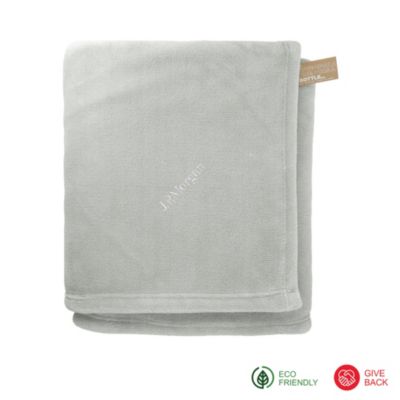 Recycled PET Oversized Coral Fleece Blanket - J.P. Morgan