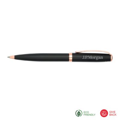 Luxe Recycled Brass Matte Ballpoint Pen - J.P. Morgan