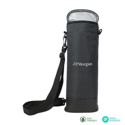 Recycled RPET Beverage Cooler Bag with Strap - J.P. Morgan