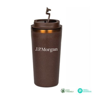Coffee Ground Eco Tumbler - 16 oz. - J.P. Morgan