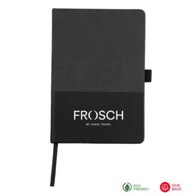 FSC Recycled Ribbed Bound Journal - 5.5 in. x 8.5 in. - FROSCH