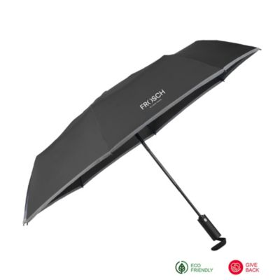 rPET Umbrella with Reflective Trim - 48 in. - FROSCH