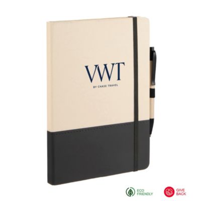 Sugarcane Paper Bound Notebook - 5.5 in. x 8.5 in. - VWT