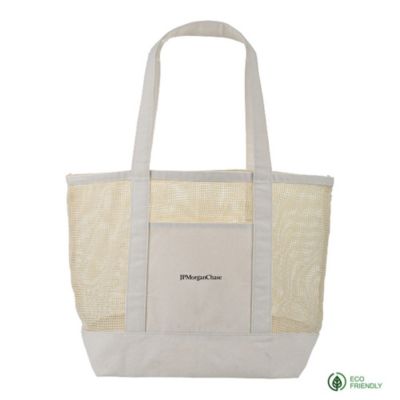 Canvas Mesh Tote - JPMC EAW